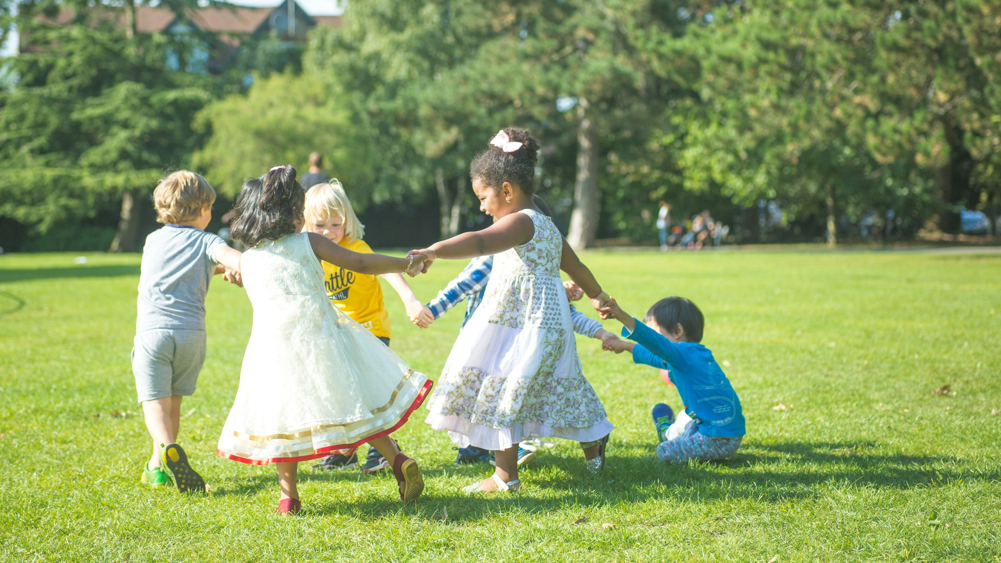 Children playing outside